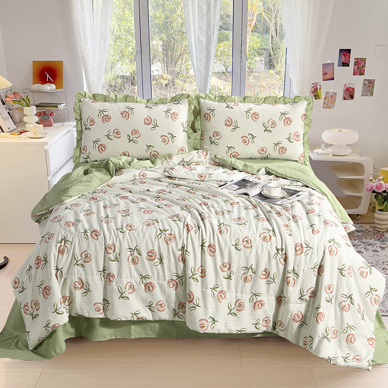 Couette d'été de Seersucker