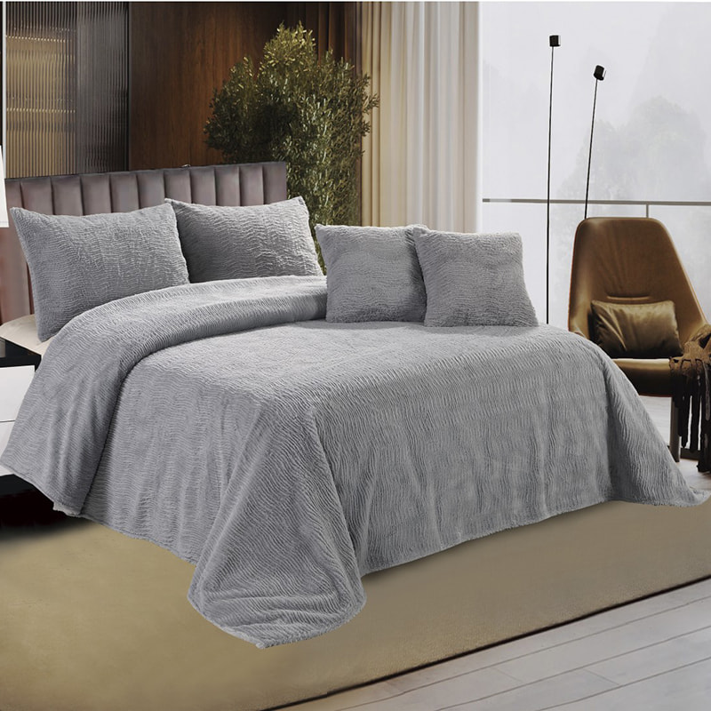 Ensemble de couvertures de couette en velours
