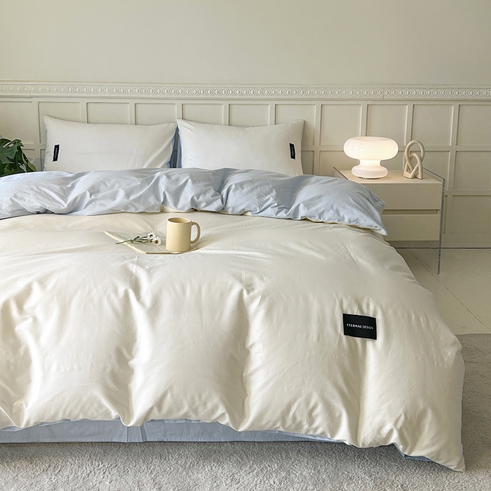 Ensemble de draps de lit en polyester moderne moderne moderne